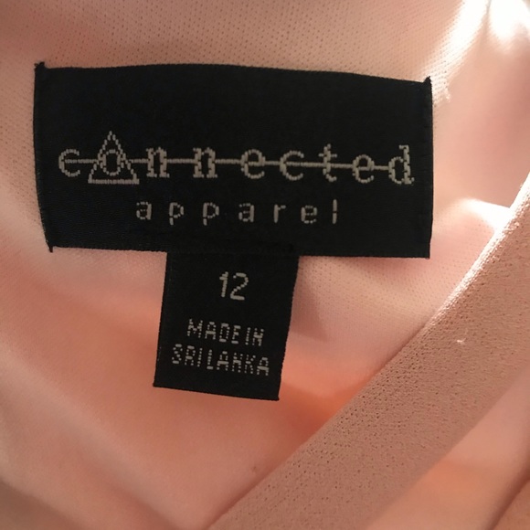NWT: Peach Connected Apparel dress. Sz. 12 - Picture 4 of 12